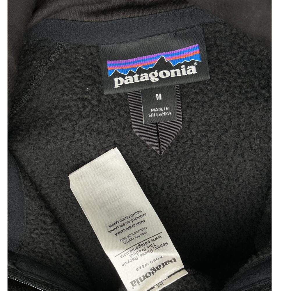 Patagonia Classic Black Better Sweater Fleece Jacket Size M - Picture 4 of 4